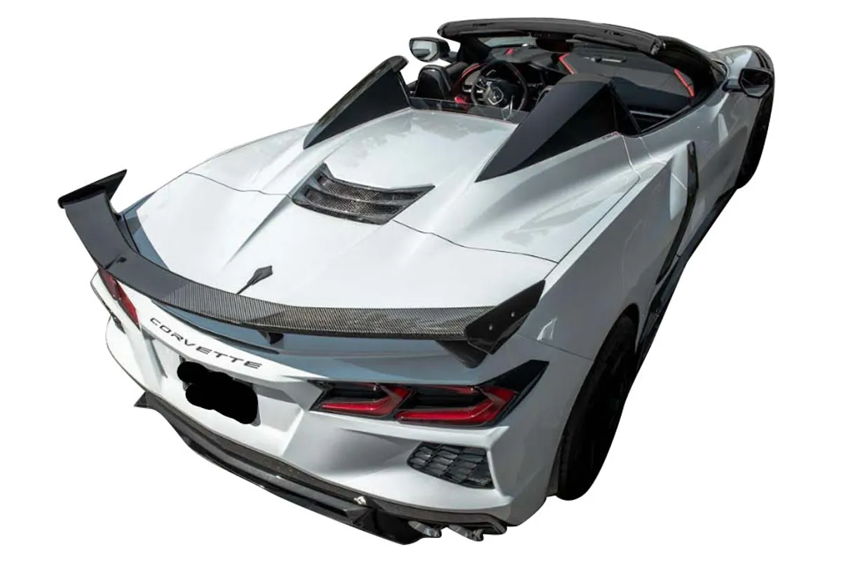 buy C8 2020-2024 Corvette Convertible Rear Hatch Vent | Carbon Fiber EOS online today