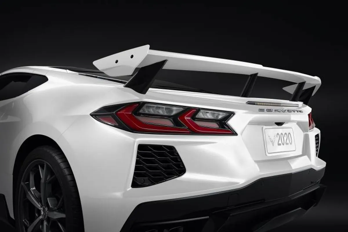 buy C8 2020–2022 Chevrolet Corvette High Wing Spoiler Arctic White 85001061 | GM OEM online today