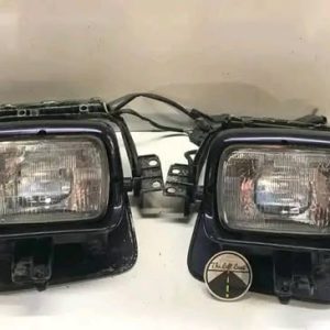 1991–1996 Corvette C4 Passenger Headlight Assembly – Complete, Great Working Condition, Black