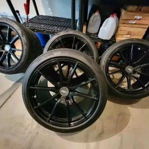 buy Flow One F4 Wheels 19x10/12 w/ Continental Tires online