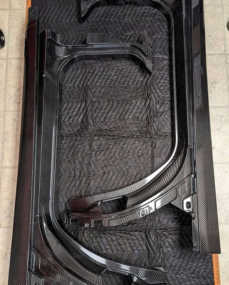 Buy carbon fiber Corvette door panels online