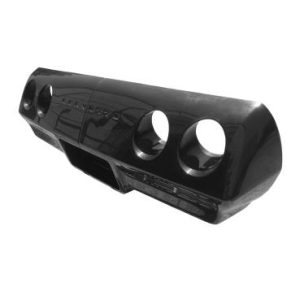 1974 Corvette Rear Bumper Stock Style 1 Piece with Emblem Indents – TruFlex Fiberglass